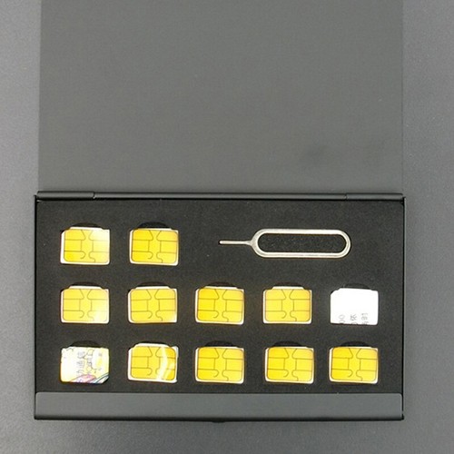 12-Slots-NANO+1Portable Card Memory Card Storage Box Case Protector Holdf8 - 第 4/6 張圖片