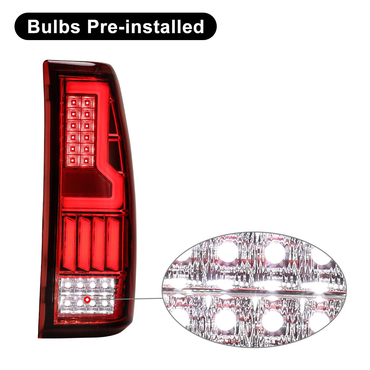 For 9902 GMC Sierra 2500 3500 HD 19992006 Chevy Silverado 1500 LED