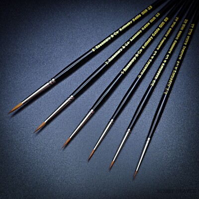 Rosmarin & Co Serie 33 Deluxe Pinsel Set Größen 3/0 2/0 0 1 2 3 schneller Versand