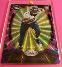 2021 Panini Certified Patrick Surtain II RC  SSP #/10 Purple Denver Broncos DPOY