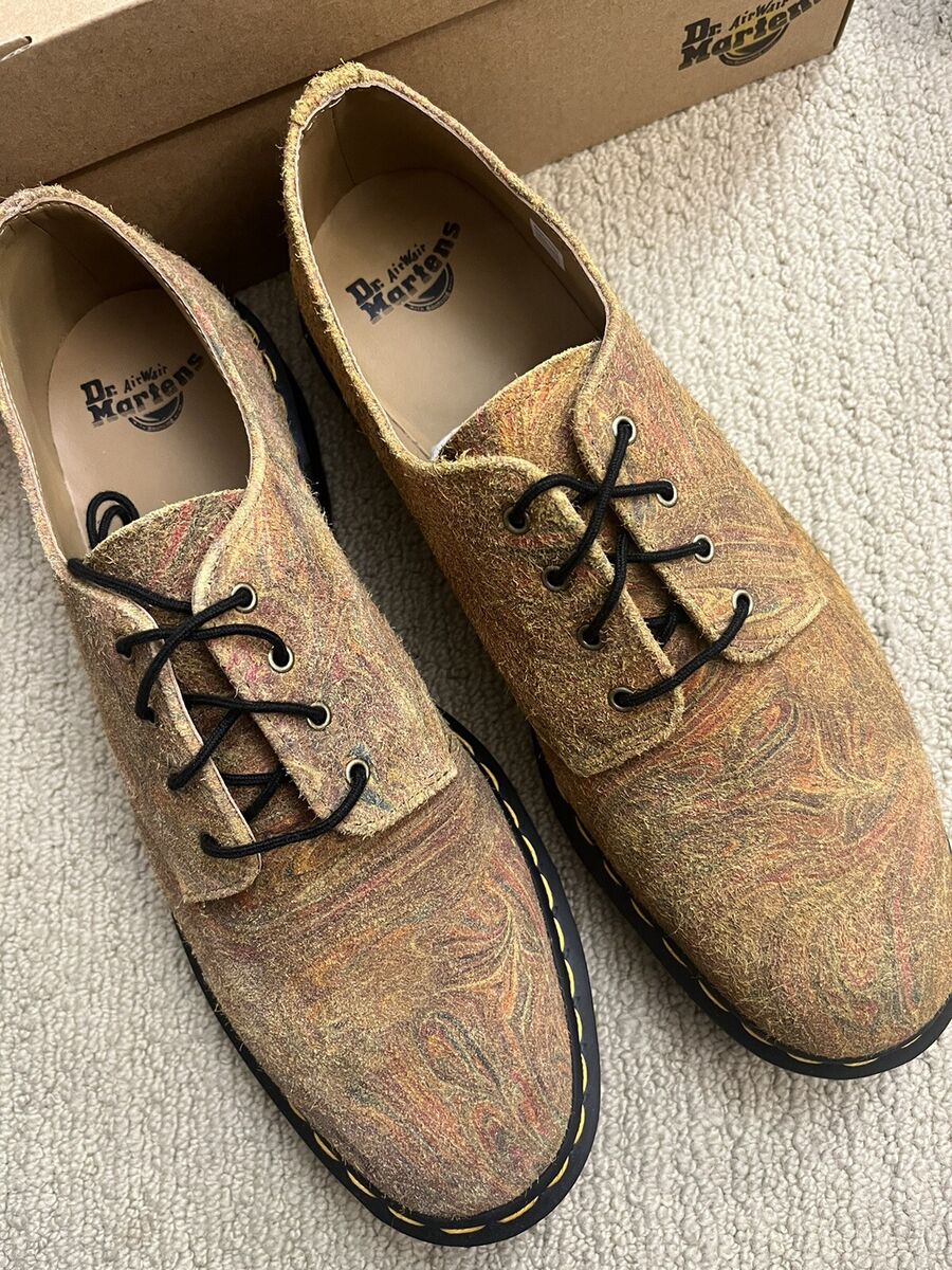 DR. MARTENS THE SMITHS MARBLED SUEDE SHOES MSRP$190 SLEEK DR. MARTENS THE SMITHS MARBLED SUEDE SHOES MSRP$190 SLEEK