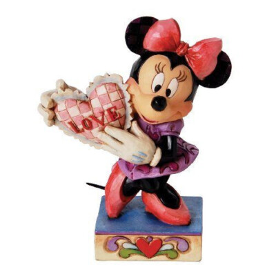 Jim Shore Minnie Mouse mit Herz My Love 4026085