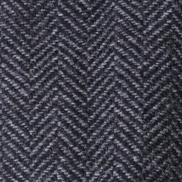 Pantalones de lana Baldwin Kansas City espiga pantalones negros y grises para hombre 29 x 28 Foto 3 de 4