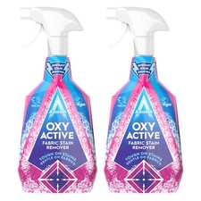 2 x Astonish Oxy Active Fabric Stain Remover - 750ml - for Upholstery & Fabrics