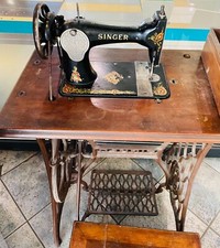 Macchina da cucire Singer con mobile originale - anno 1917
