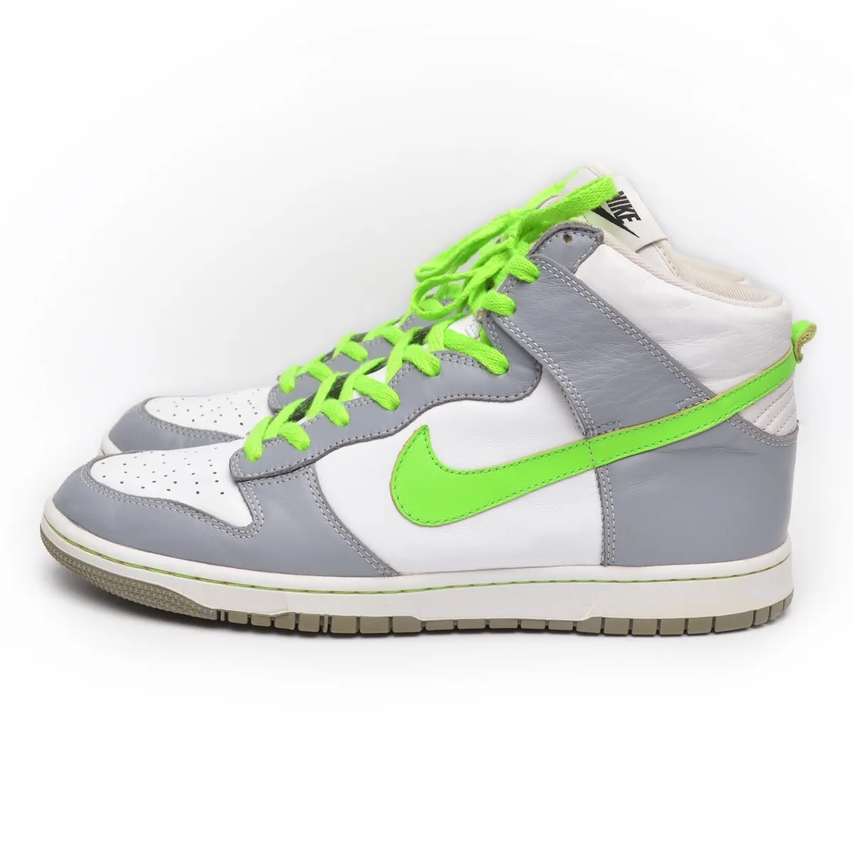 Nike iD Dunk High White-Green leather Sneakers Mens sz US 13 UK 12 / EUR 47.5 | eBay