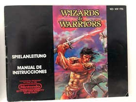 Wizards & Warriors Nintendo NES Nintendo OVP Anleitung Modul H&uuml;lle Styro Schuber