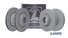 ZIMMERMANN 4X BREMSSCHEIBE 390mm350mm V+H  L+R PORSCHE PANAMERA 970 4.8 TURBO S