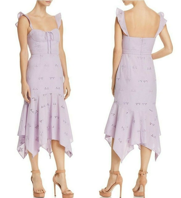 purple eyelet dress