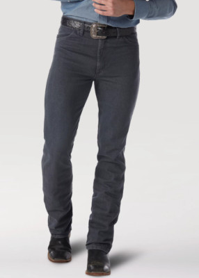 HOT TREND Wrangler  Cowboy Cut  Slim Fit Jean, Charcoal Gray