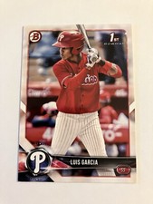 Luis Garcia 2018 Bowman Prospects 1st Bowman #BP75 Philadelphia Phillies