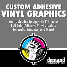 Custom Full Color Adhesive Vinyl Graphic - Free Shipping Custom Full Color Adhesive Vinyl Graphic - Free Shipping