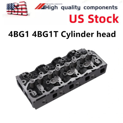 Cylinder head For Isuzu 4BG1 4BG1T Engine Hitachi LX70-7 Wheel Loader US