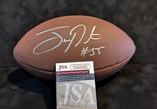 PITTSBURGH STEELERS JOEY PORTER SR SIGNED NFL FOOTBALL JSA COA