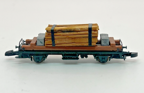 Z Scale Marklin 8803 BR24 4x Custom Freight Cars Custom Wood Case - Picture 15 of 18