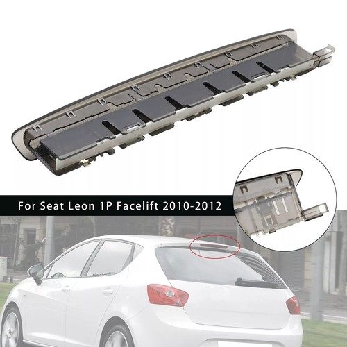 12v 3. Third LED Brake Light Stop Lamp Black For Seat Ibiza Leon 2008-2017 - Picture 12 of 21