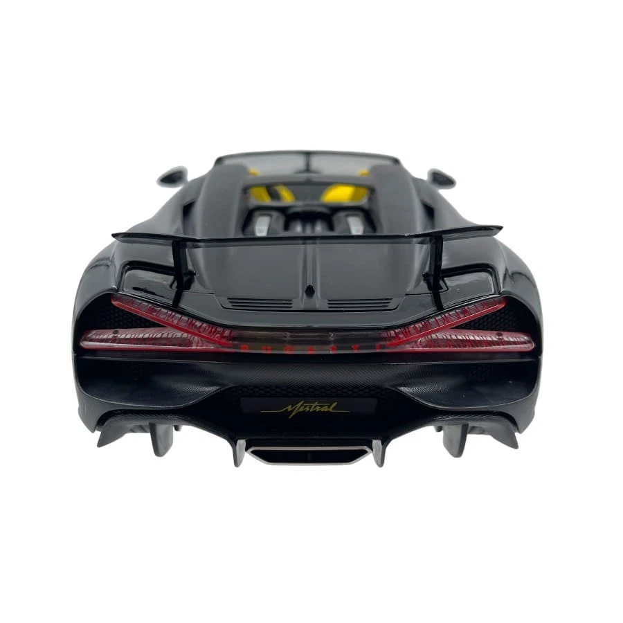 Modellino Auto Burago 1/18 Bugatti W16 Mistral 2023 Black - Immagine 4 di 4