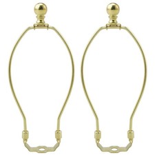 2 Pack 10 Inch Lamp Shade Harp Holders Detachable Lampshade Bracket Adapter
