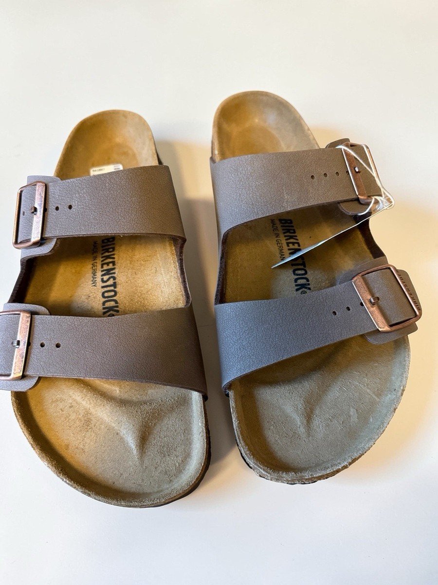 NWT Men’s Arizona Birkenstocks Birkenstock Arizona Soft Footbed Slide Sandal (Men) - Basalt  main image 2