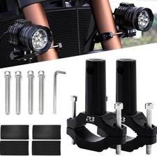 Universal Motorcycle Light Mounts Brackets, 2PCS Motorcycle Headlight Mount UTV