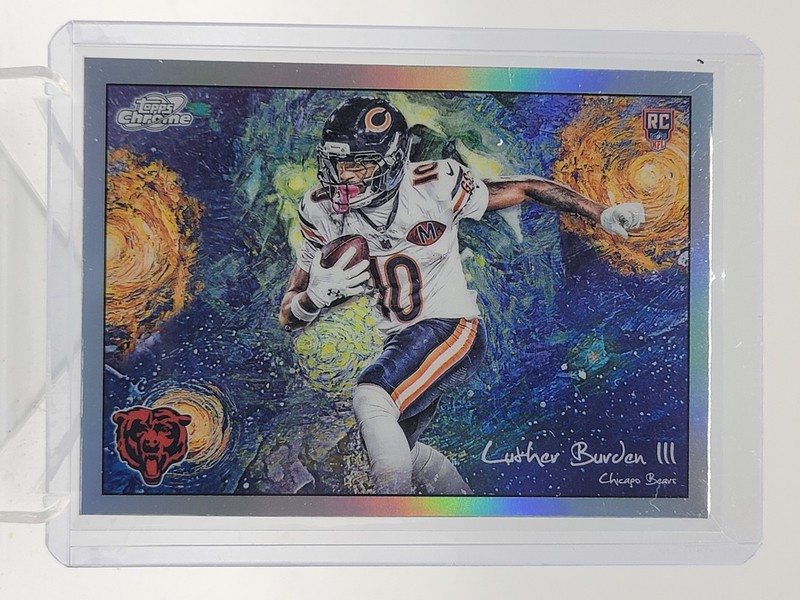 LUTHER BURDEN III 2025 TOPPS COSMIC CHROME STARS IN THE NIGHT ROOKIE Q6262