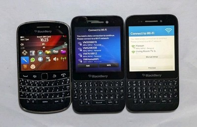 Restposten 3 defekte BlackBerry Smartphone, Bold 9900, Q5, Details in Beschreibung