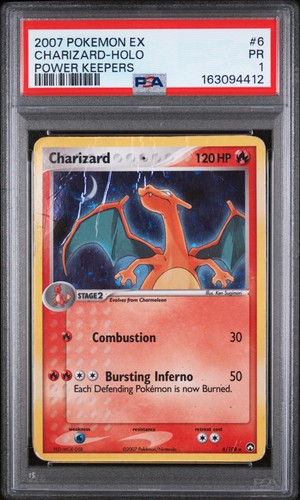 Charizard graded PSA 1 for sale on eBay