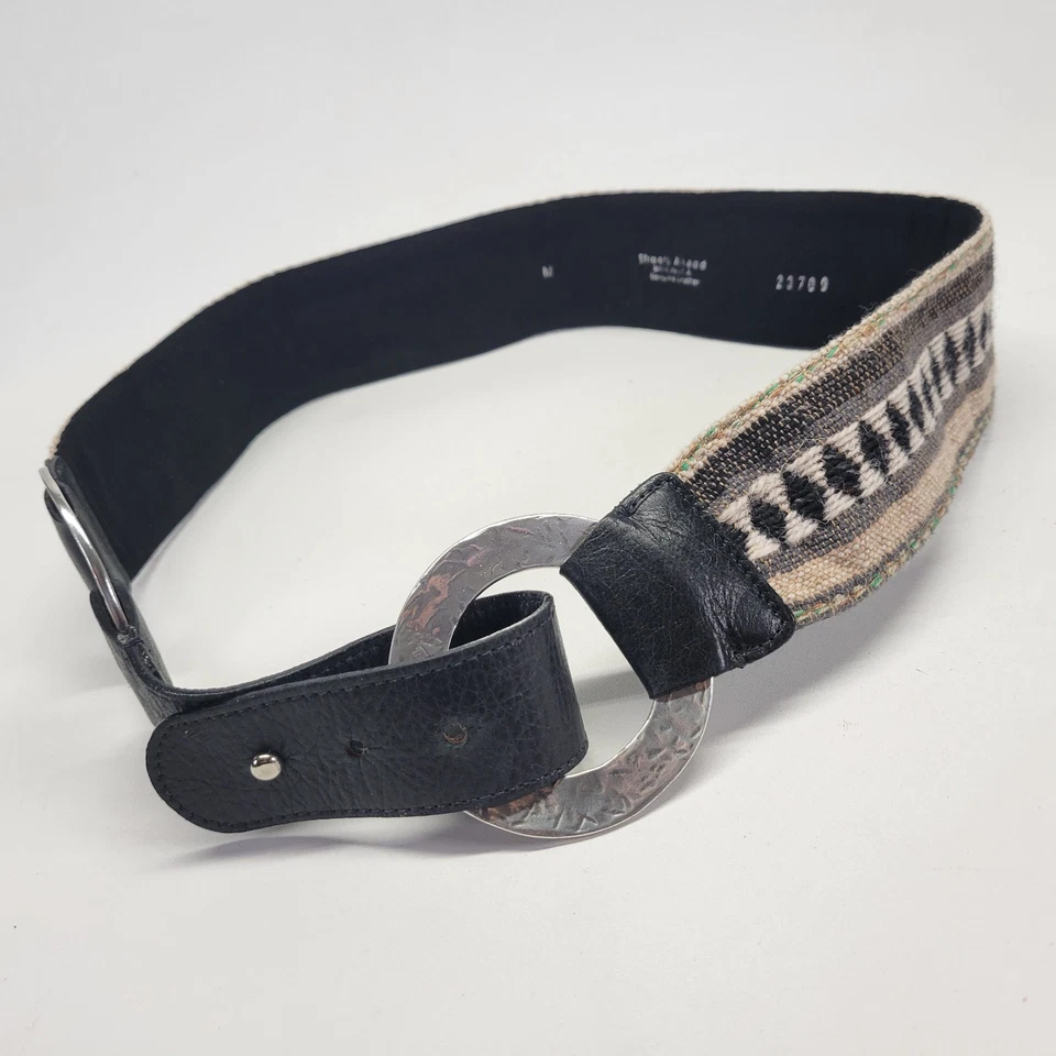 Cinturón de Cadera Streets Ahead 34 36 M Tapiz Cuero Ancho Hecho en EE. UU. 23709 Foto 4 de 4