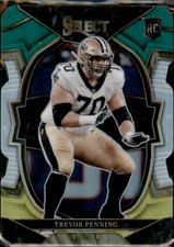 2022 Panini Select - Concourse Trevor Penning #29 Red Prizm /99 (RC)