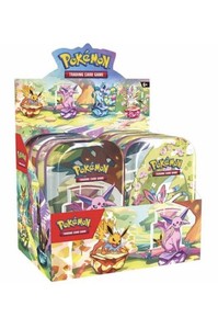 buy base set pokemon booster box Pokemon: Scarlet & Violet Prismatic Evolutions Mini Tins *Random main image 1
