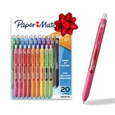 Paper Mate InkJoy Gel Pens 0.7mm Medium Assorted Colors 60 Count Pack of 3