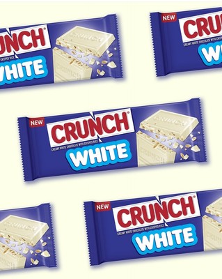 Crunch White Bar -Share Size, Creamy Chocolate + Rice - 4 BARS- BEST PRICE $$$
