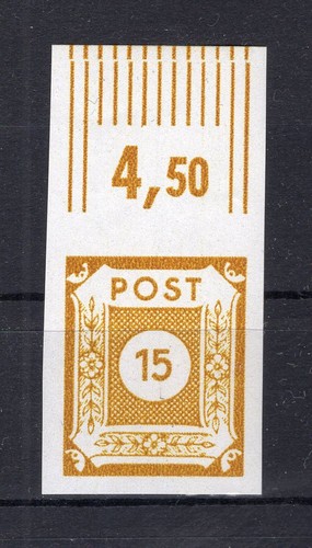 SBZ 47B UPPER RIM ** MNH MINT BPP 25++EUR (76030