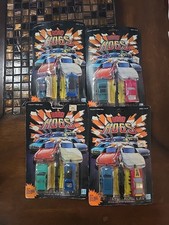 Vintage 1987 Hasbro ROAD HOGS Lot Of 4 Pull-Back Motorized Action NEW ON CARD