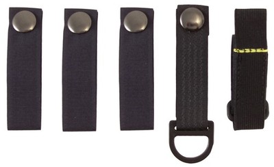 Tee-uu BELT-KEEPER Ergänzungs-Set (4+1) für QUICK & BLACK schwarz