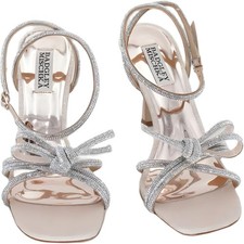 Badgley Mischka Effie Heeled Sandal Soft Gold Women's US 7