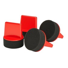 Leather Hero Pack of 4 Foam Dauber - Shoe Polish Applicator Brush - Shoe...