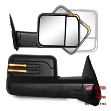 Towing Mirrors for 2002-2008 Dodge Ram 1500/2003-2009 Ram 2500 3500 with Turn