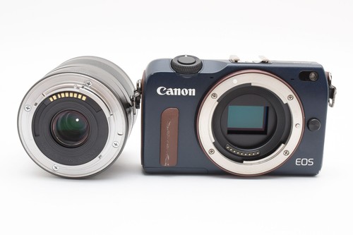 Canon EOS M2 Digital Camera Blue Body + EF-M18-55mm F3.5-5.6 IS From JAPAN #2926 - Picture 10 of 12