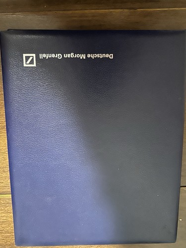 Deutsche Morgan Grenfell Vintage Folder