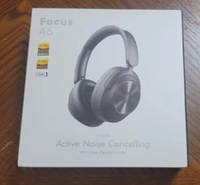Ends 10/6 11PM PST! OneOdio Focus A6 ANC Wireless Headphones Black