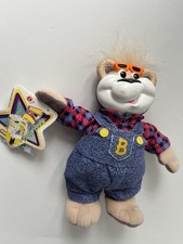 Vintage Real Talkin' Bubba Talking Plush Bear Tyco 1999 UNTESTED Stuffed Animal
