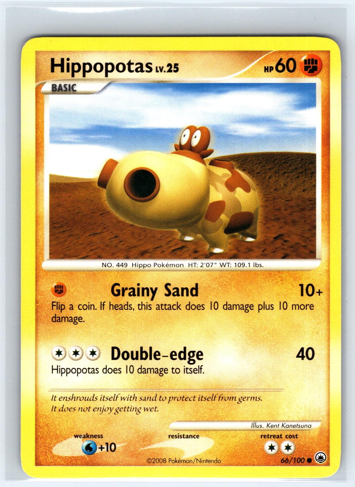 Hippopotas 66/100 Common Majestic Dawn Pokemon Lightly Played