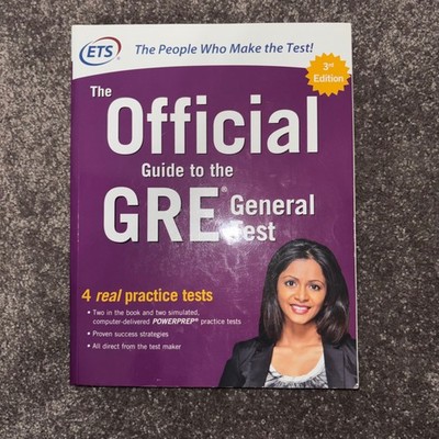 The Official Guide to the GRE General Test 3rd Edition Like New Graduate Exam
