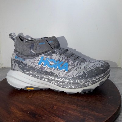 Hoka Speedgoat 6 Mid GTX Men s 8.5 D Satellite Grey Stardust Trail Running Shoe