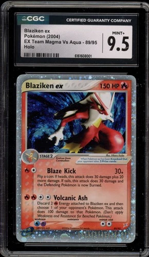 Pokemon Blaziken ex EX Team Magma Vs Team Aqua Holo Rare #89 CGC 9.5