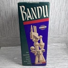 VINTAGE Bandu COMPLETE Milton Bradley 1991 Wooden Pieces Tower Building Game