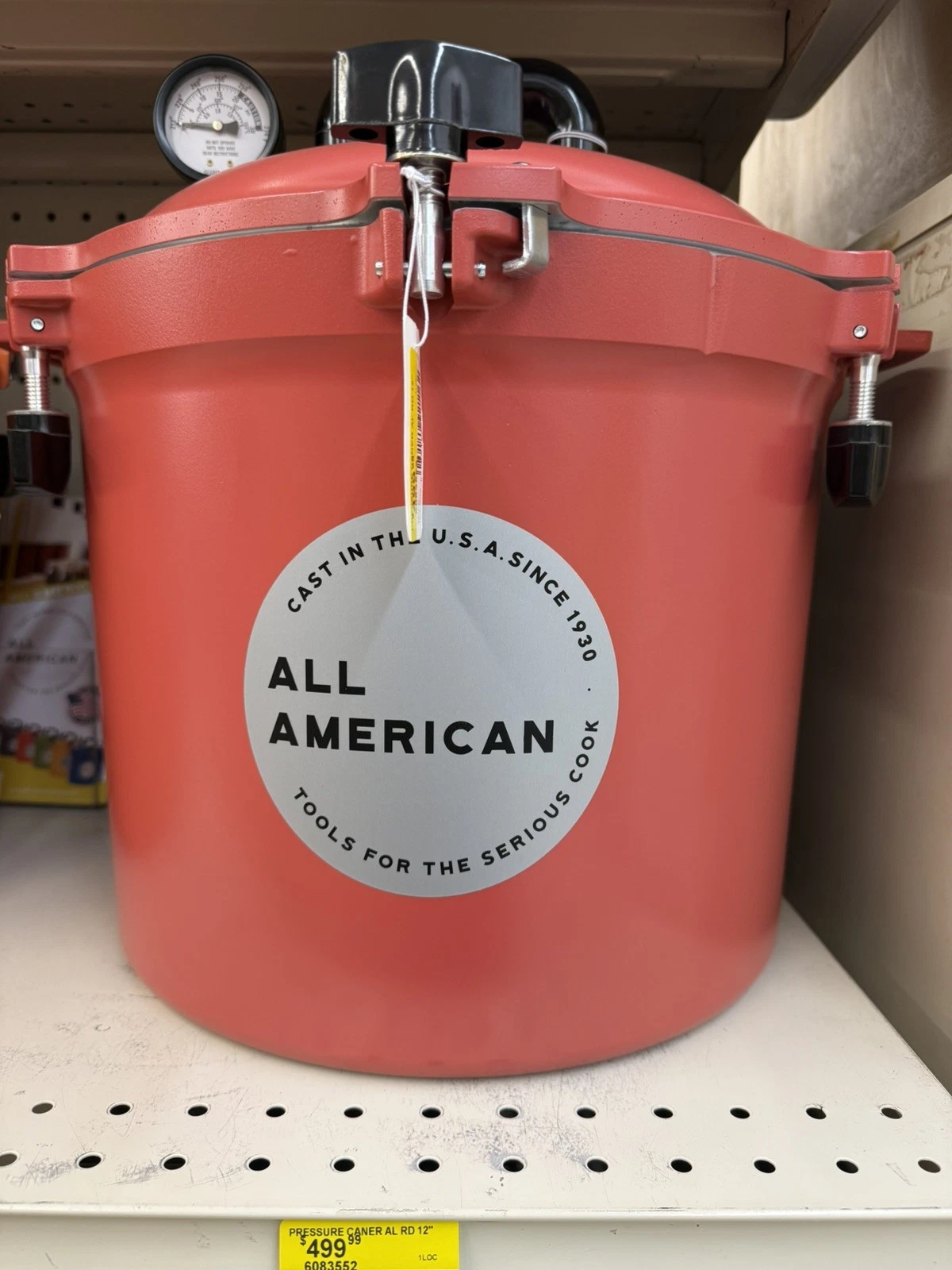 MFR #: 921RD All American 1930 Cast Aluminum TOMATOE RED Canner . 21.5 qt