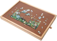 100 Piece Compact 17.3 X 13.3 Inch Puzzle Board - Suitable for Puzzles up to 16 
