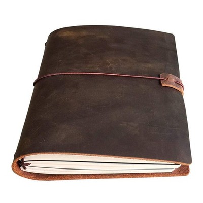 モスバーガー TRAVELER’S notebook set 3nd Traveler's Notebook Leather Cover - Navy Blue - Galen Leather